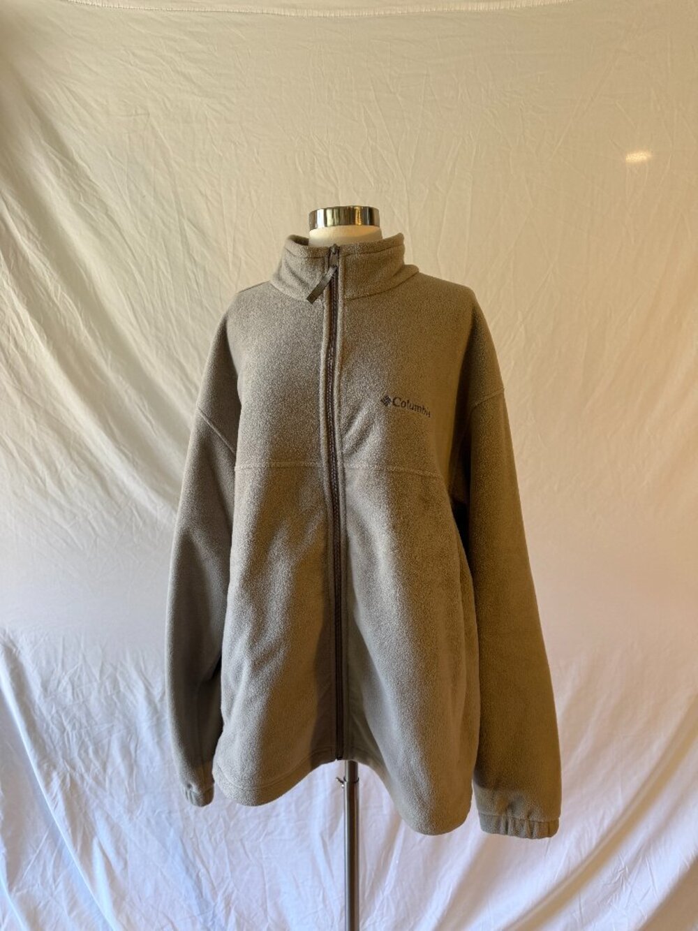 XXL Tan Columbia Full Zip